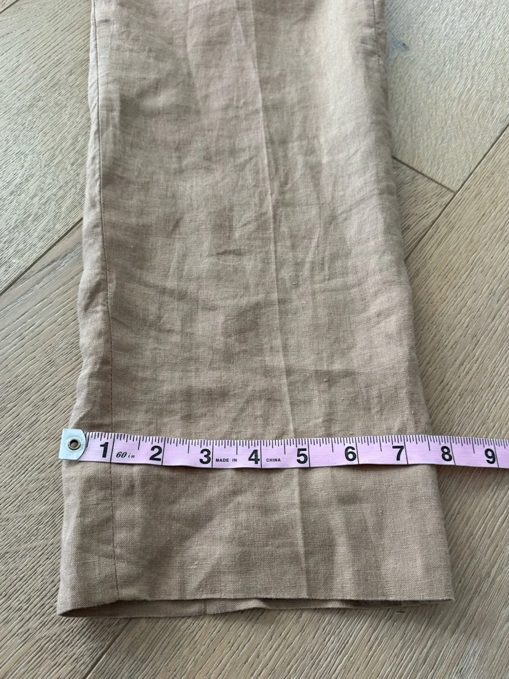 Cigar Couture Men 100% Linen Trousers Pants Size 34
